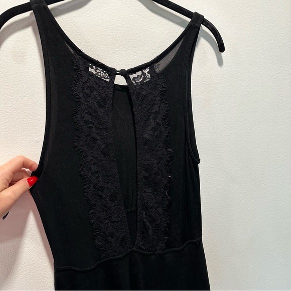 Free People Lady Jane Paisley Sheer Shell Open Lace Back Dress Size Small - Picture 11 of 11